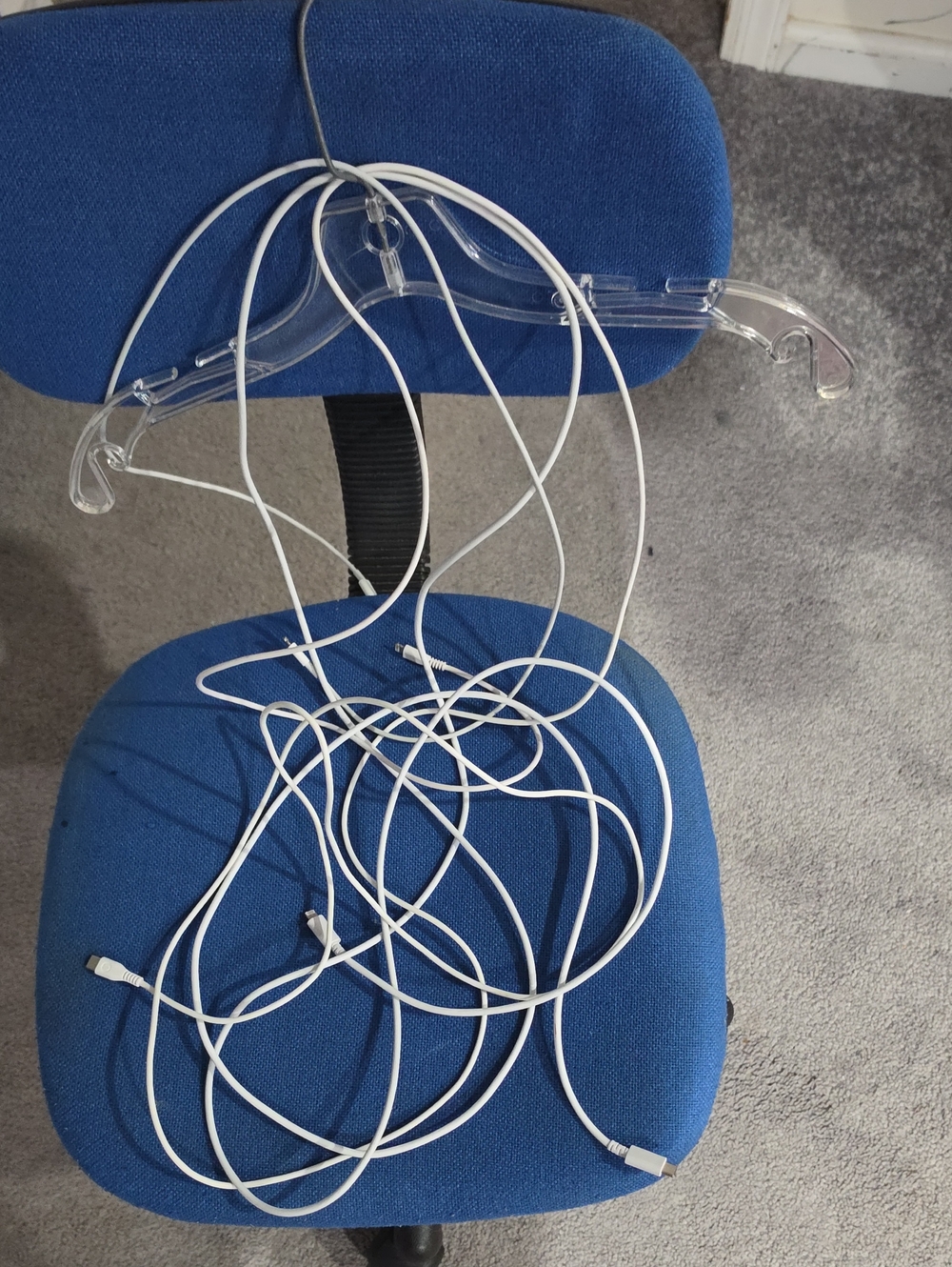 White Cell Phone Charging Cables-3 Compatible USB Charger - iphone 14 ProMax